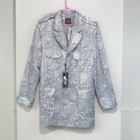 CARMEL ZHAO METALLIC TOP COAT LARGE - Picture 3 of 14